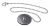 Bath Plug And Chain - Hudson Reed E315 Chrome, Chrome colour ,image 1