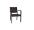 RA Ascot 850 x 550 Rattan Arm Chair - Black