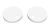 White Toilet Seat Cover Caps - Hudson Reed TSC101 White, White colour ,image 1