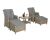 Wentworth 5Pc Deluxe Gas Reclining Chair Set, Neutrals colour ,image 1