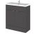 800mm Vanity Unit & Basin - Hudson Reed CBI928 Gloss Grey, Grey colour ,image 1