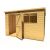 Caldey 10 x 6 Single Door Loglap Shed - Style D