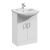 550mm Floor Standing Cabinet & Square Basin - Nuie VTM550 Gloss White, White colour ,image 1