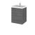 400mm Vanity Unit & Basin - Hudson Reed CBI539 Anthracite Woodgrain, Brown/Grey colour ,image 1