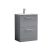 600mm Floor Standing 2 Drawer Vanity & Basin 2 - Nuie ARN2233B Grey, Grey colour ,image 1