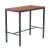 Dorset Metal Bar Table 1200 x 600 - Black