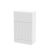 500mm WC Unit - Hudson Reed FLU141 White, White colour ,image 1