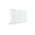 Horizontal Single Panel Radiator 600 x 992 - Hudson Reed HL339 White High Gloss, White colour ,image 1