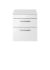 500mm Wall Hung Vanity With Worktop - Nuie ATH020W Gloss White, White colour ,image 1