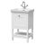 500mm Floor Standing Vanity & Basin 1TH - Hudson Reed BEX123A White, White colour ,image 1