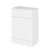 600mm WC Unit & Co-ordinating Top - Hudson Reed CBI120A Gloss White, White colour ,image 1