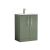 600mm Floor Standing 2 Door Vanity & Basin 2 - Nuie ARN803B Green, Green colour ,image 1