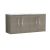 1200mm Wall Hung 4-Door Vanity & Laminate Worktop - Nuie ARN2523LCM2 Oak, Oak colour ,image 1
