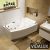 Vidalux WB61 1800 x 1200 Right Hand Deluxe 2 Person Whirlpool & Airspa Bath