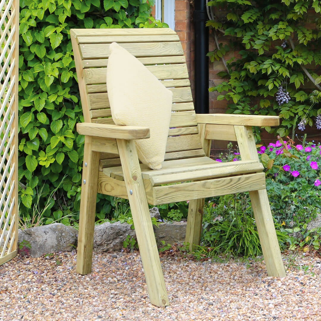 Timber garden chairs sale