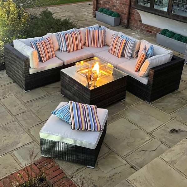 Rattan Corner Sofa Set